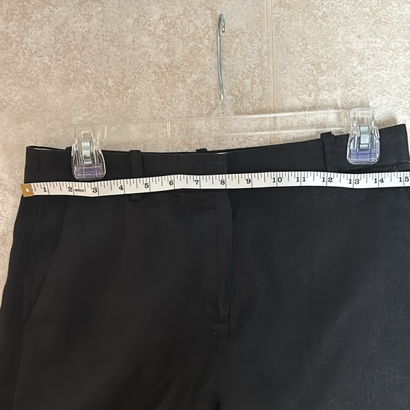 J. CREW Linen Black Pants Size 2 - Picture 4 of 8